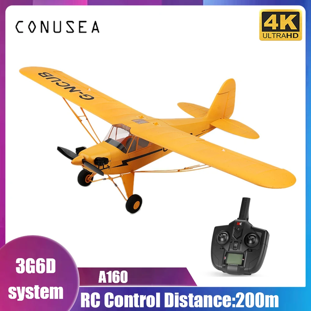 

XK A160 RC plane glider Brushless Motor 3D6G System Electric Airplane Epp Foam UAV Remote Control Plane Kit Aircraft 3 Battery