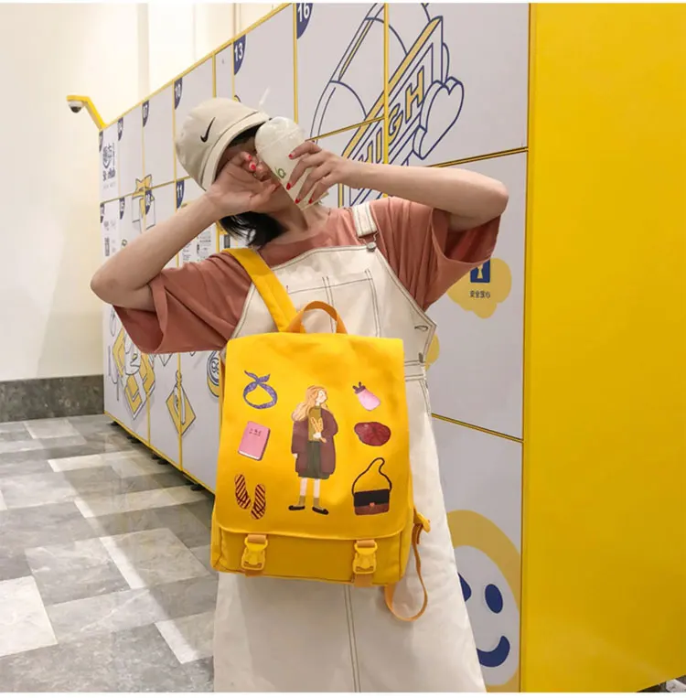新款双肩包_秋季新款双肩包女学院风卡通休闲韩版可爱学生大容量定制---阿里巴巴_16