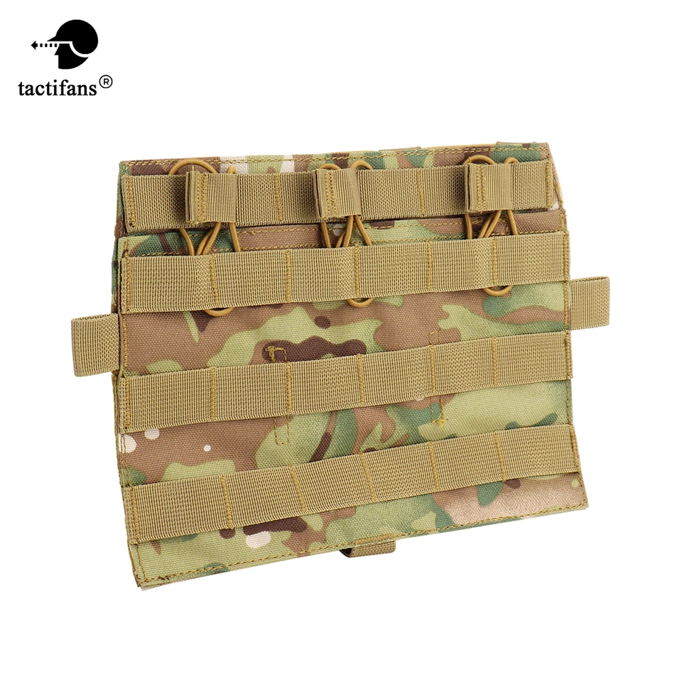 Pannello Frontale Molle Tattico Per Gilet AVS JPC2.0 | Tri-Pouch Staccabile In Nylon Per Softair E Paintball