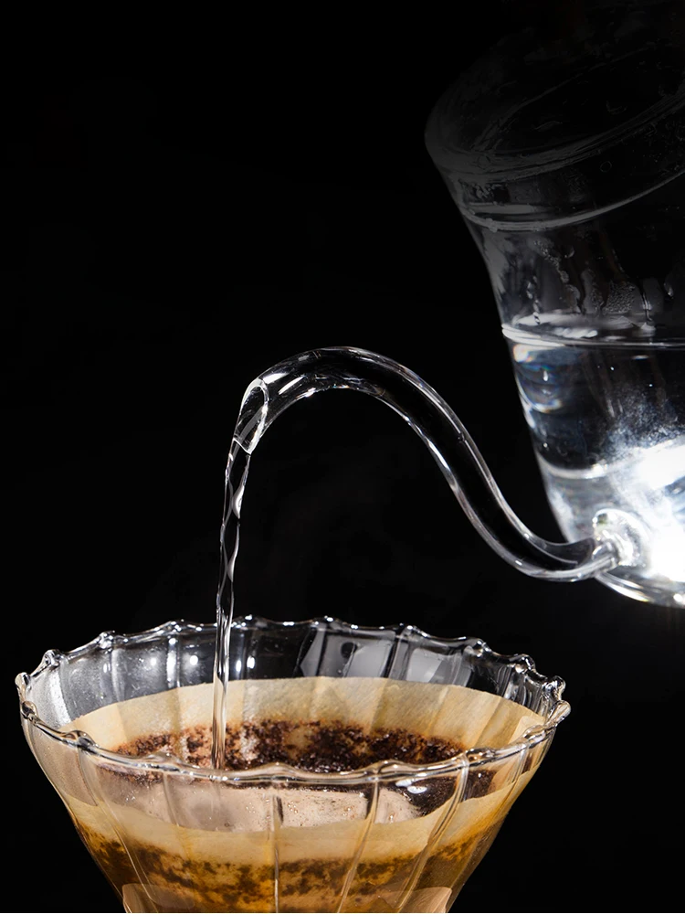 Кофейный капельный чайник со стеклянным фильтром 600 мл инструменты для бариста