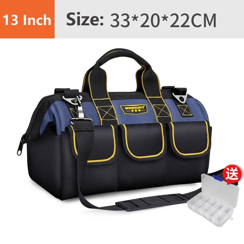 rolling tool chest Repair Tools Bag Workpro Suitcase Storage Organizer Electrician Tool Belt Multiple Function Large Capacity Oxford Waterproof tool chest with tools Tool Storage Items