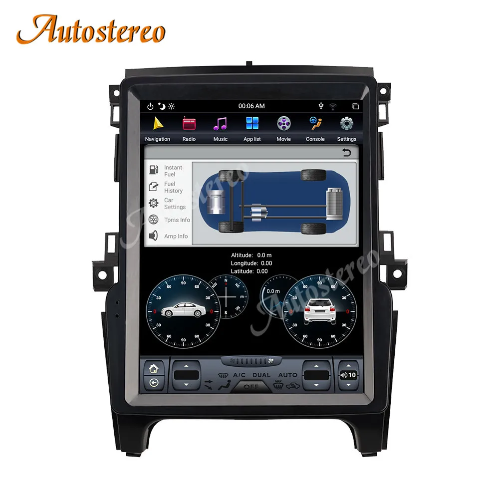 Android13 Carplay For Ford Ranger Pickup 2015-2024 Vertical Screen Tesla Radio C