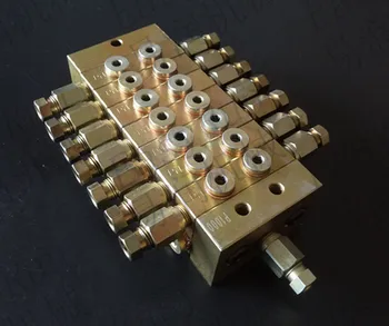 

15Mpa High Pressure Progressive Grease Distributor Grease Block for Centralized Lubrication System 14 outlets
