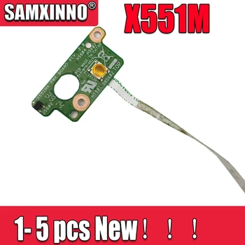 

New!!! 1 pcs With Cable For Asus X551 X551M X551MA X551MAV X551C X551CA F551 F551M SWITCH BOARD Power Button Board