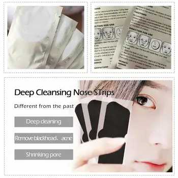 

30PCS 3in1 Blackhead Remover Forehead And Chin Strips Mask Acne Deep Cleansing Skin Acne Black Mask Pore Peeling Nasal Sticks
