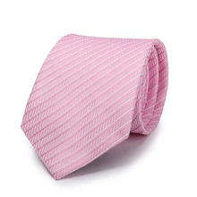 Новинка, розовые мужские галстуки на шею, свадебные галстуки, ширина 7,5 см, мужские галстуки, шелк, роскошные свадебные бизнес галстуки