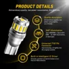 2x W5W светодиодный T10 светодиодный светильник Canbus 4014 3020 SMD для автомобильной парковки, подсветка для внутренней карты, Купольные лампы 12 В, бел... ► Фото 2/6