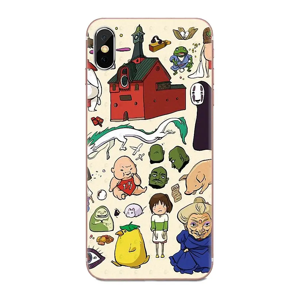 as picture Kawaii Ghibli Doodle дизайн для huawei Honor mate Nova Note 20 20s 30 5 5I 5T 7C 8A 8X9X10 Pro Lite Play Diy чехол для телефона - Цвет: as picture