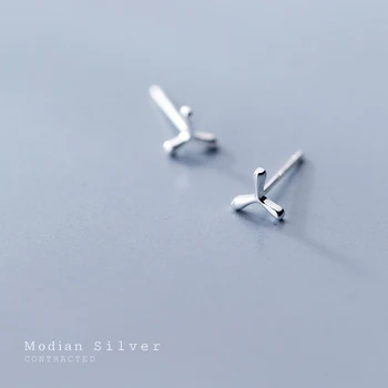 

Colusiwei New Arrival Genuine 925 Sterling Silver Simple Cute Wishbone Tiny Stud Earrings for Women Fashion Japan Style Jewelry