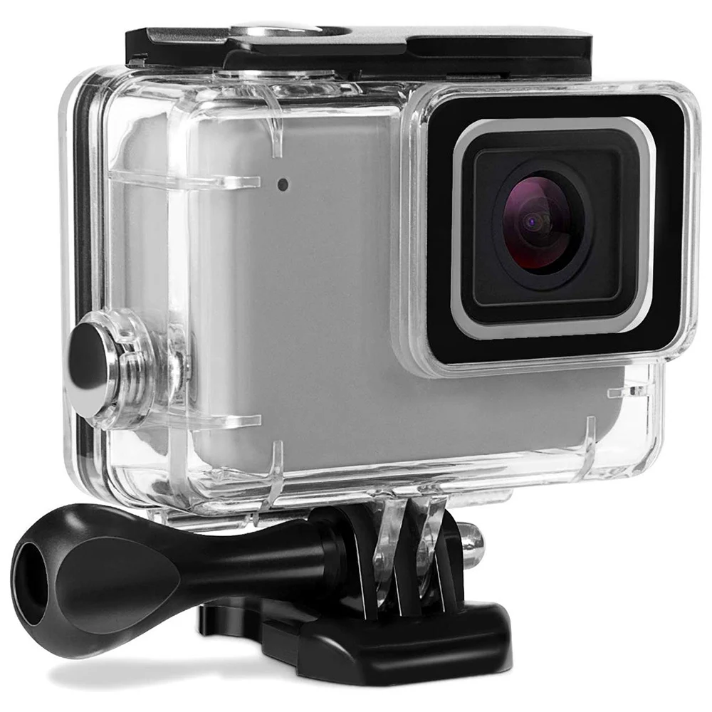 45 м подводный водонепроницаемый чехол для GoPro Hero 7 серебристо-белый водонепроницаемый защитный корпус оболочка крепление для экшн-камеры аксессуары