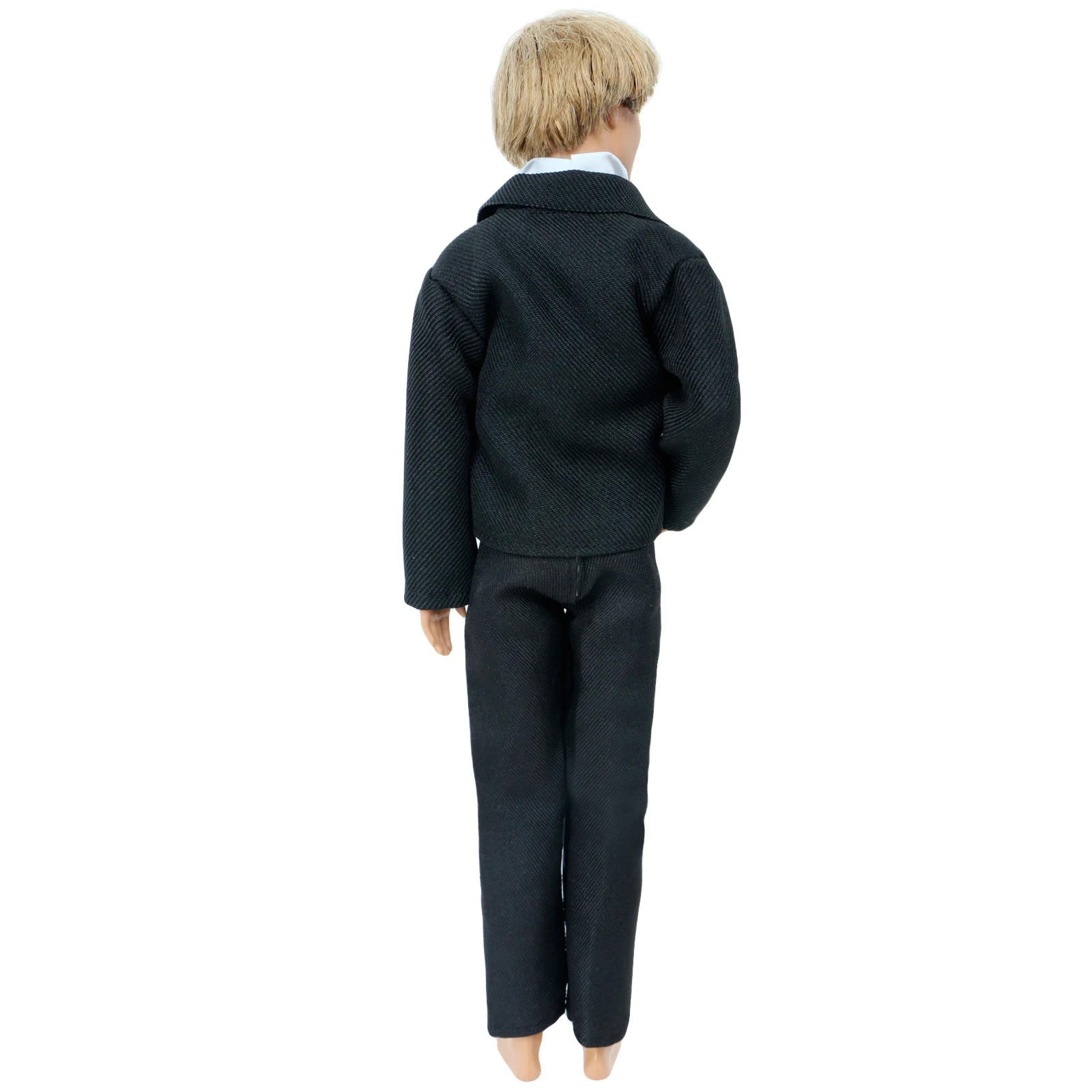 1 Set 1/6 Men Suit Coat + Vest + Trousers Business Black Outfit Tuxedo Wedding Party Wear Accessories Clothes 12 Inch 30cm Doll barbie doll clothes doll clothes accessories doll clothes doll accessories
