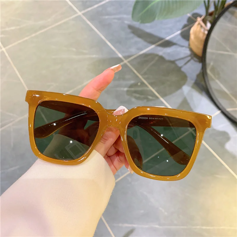 round sunglasses 2021 Fashion Square Sunglasses Women Classic Retro Colorful Vintage Shades Sun Glasses Wholesale Bulk Black Red large sunglasses