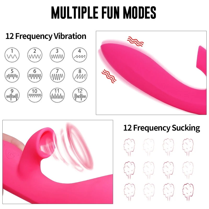 Clit Sucker Vibrators for Women Clitoris Stimulator Nipple Sucking Blowjob Etotic Adult Sex Toys Masturbator Dildo Female 5