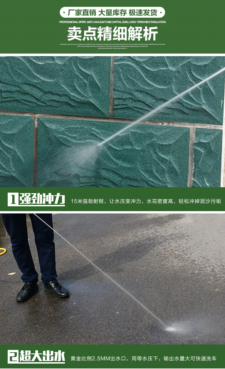 Стиль пушка мойка для автомобиля бытовой мусоровоз пистолет для очистки воды пакет аграрного орошения высокого давления гидравлический