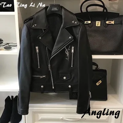 

2019 New Fashion Genuine Sheep Leather Jacket G43