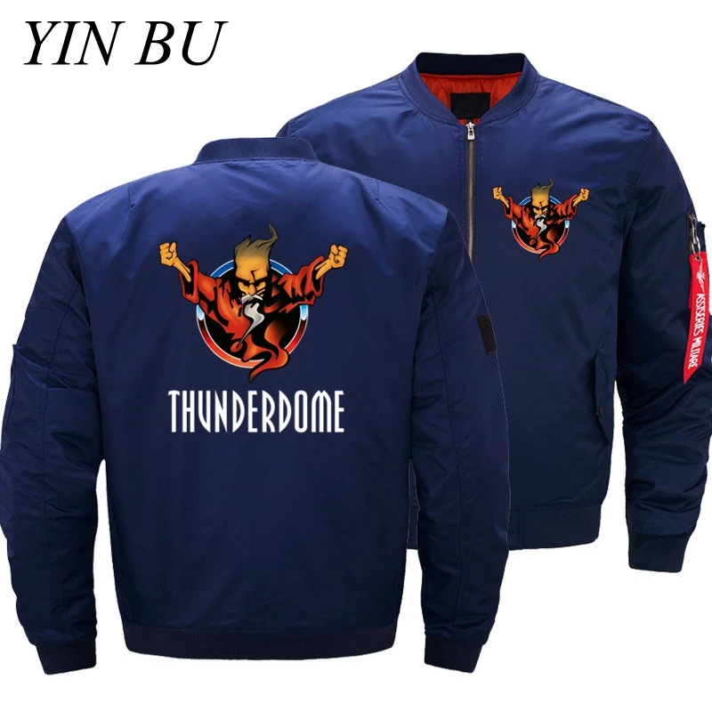 Thunderdome Hardcore Мужская Ma1 куртка-бомбер пилот Верхняя одежда Мужская армейская зеленая летная куртка Air Force One 5xl куртка - Цвет: 2