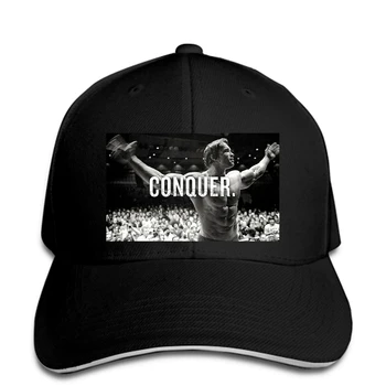 

ARNOLD SCHWARZENEGGER CONQUER BODYBUILDING Men Baseball Cap Men Baseball Cap Male Pattern Hipster Snapback Cap