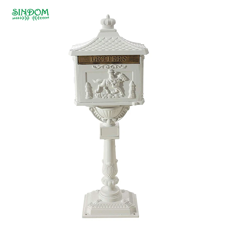 Vintage Wrangler Design Post Letter Box, Mail Postbox Mailboxes, Creative Mailboxes