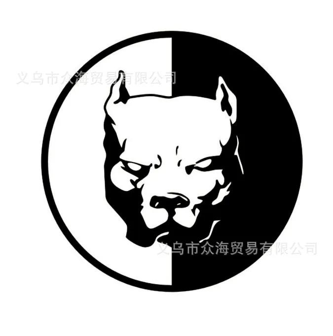 C072 импортные товары Pitbull супер герой собака бампер наклейки бульдог супер герой собака отражательный бампер наклейки