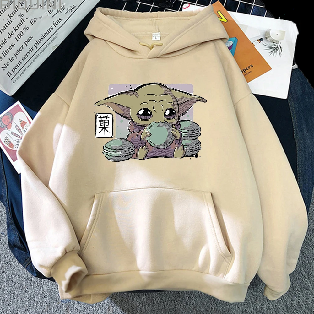 Baby Yoda Cartoon Hoodies Mens Mandalorian Star Wars Sweatshirts 2021 Autumn Fleece Soft Hooded Male Kawaii Disney Funny Hoodie baby yoda cartoon star wars sweatshirt no coffee no workee hoodies mens 2021 autumn casual streetwear disney anime men hooded