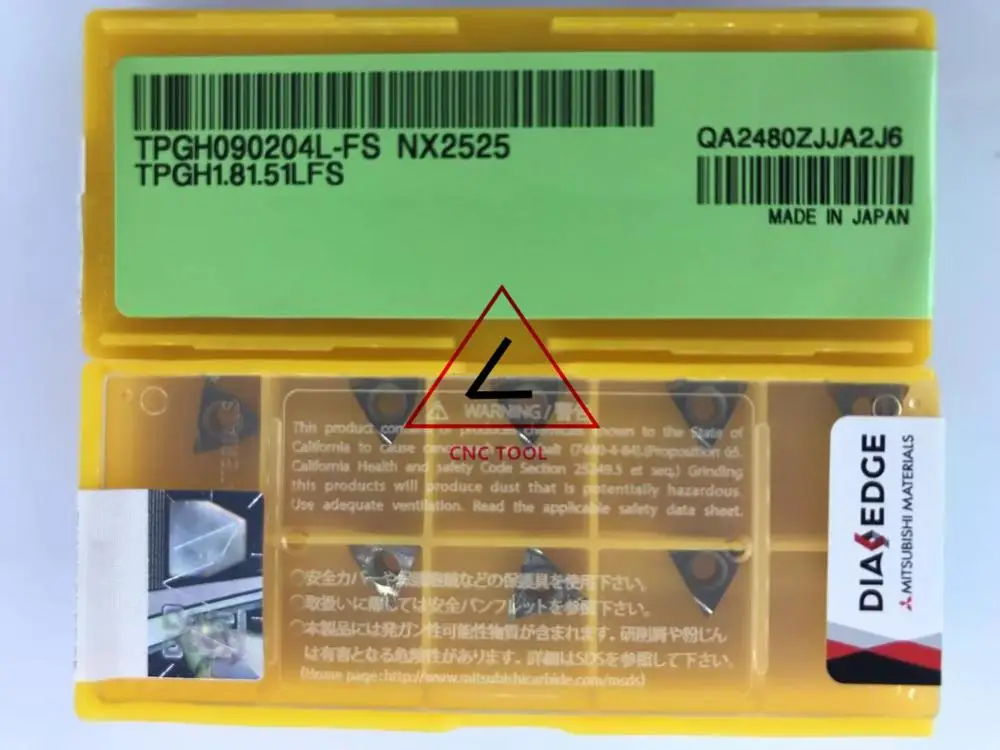 

TPGH 090204 L-FS NX2525 10 шт. оригинальная Поворотная вставка DIAEDGE