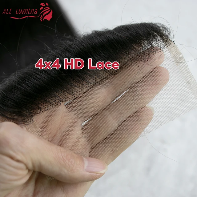 13x4 5x5 Brazilian Straight Human Hair Lace Frontal Closure Swiss Lace 100% Human Remy Hair Natural Hairline 4X4 Lace Closure 4X4 HD Lace