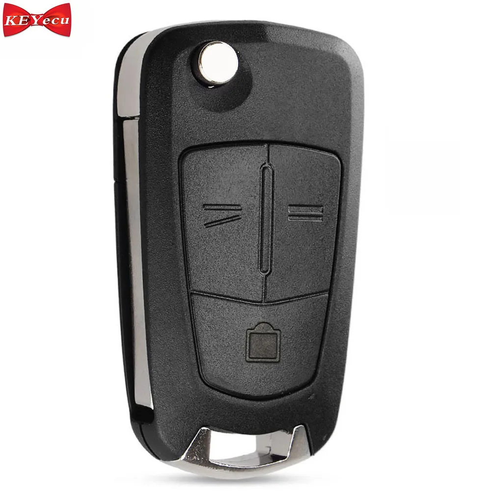 KEYECU дистанционный ключ 3 кнопки 433 МГц PCF7946 для Vauxhall Opel Vectra C 2002-2008, Signum
