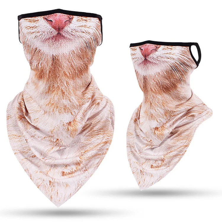 黄猫【挂耳三角巾】_10