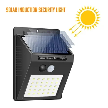 

30 LEDs Solar Lamp Motion Sensor Solar Wall Light Waterproof Emergency Energy Saving For Garden Waterproof Outdoor Lighting