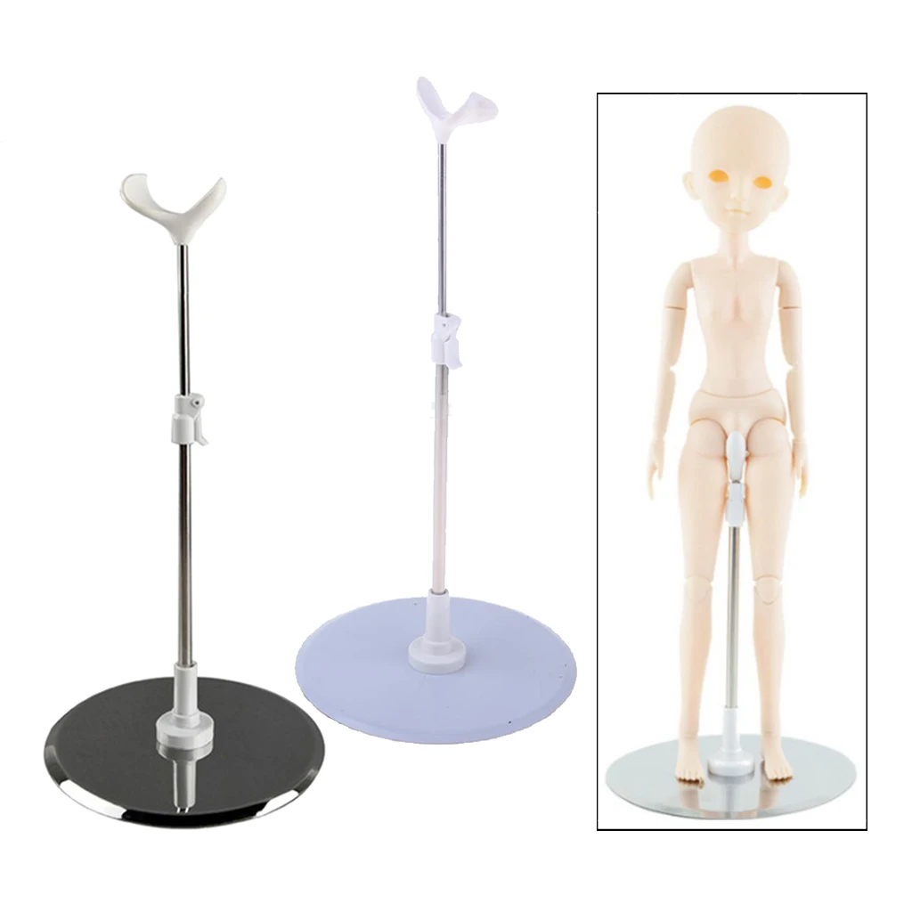 Doll Adjustable 25-38cm Display Stand Doll Support Holder for 1/3 1/4 BJD Action Figures Doll Stand Adjustable Doll Stand