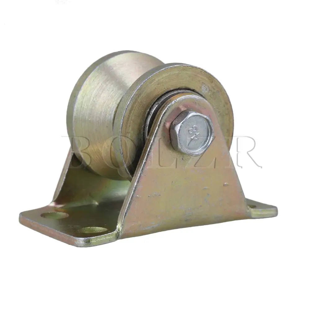 

BQLZR 1.2" 45# Steel Groove Rigid Sheave Wheel for Industrial Carts 200kg