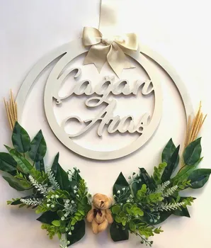 

Baby Room Wood Door Ornament