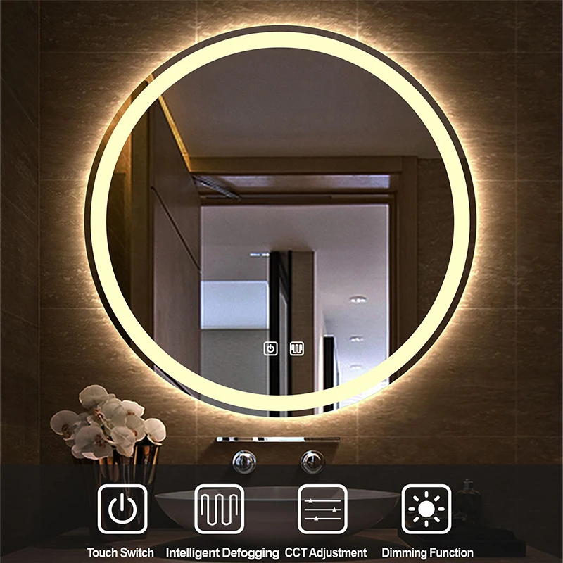 Piece Glass Light Mirror Touch Switch For LED Mirror Electrical