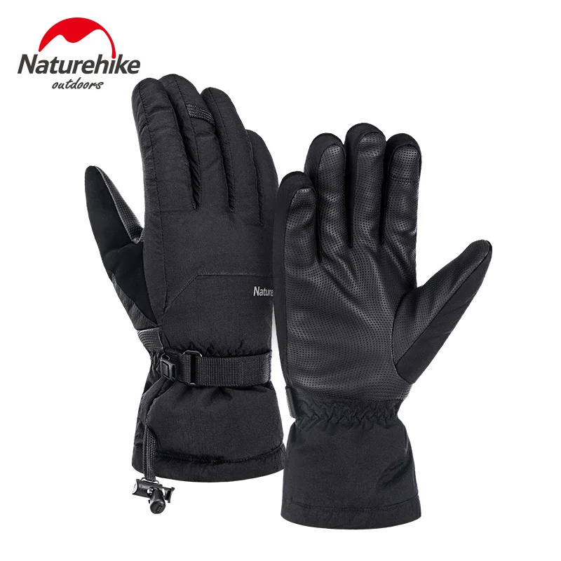 40℃ Winter Snowboard Ski Gloves Waterproof Warm 3M Thinsulate Genuine Leather 