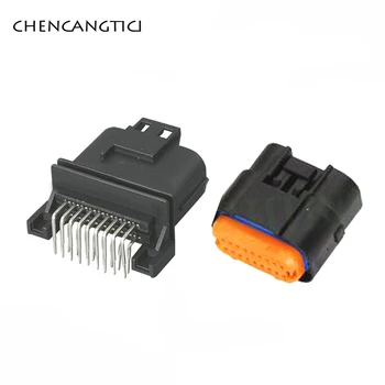 

1 set 18 Pin PCB curved pin waterproof car connector Automotive Connector Ignition Harness plug FCI Replacement Parts MX23A18NF1