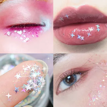 

6 Box/Set Glitter Nail Gradient Effect Flake Mixed Paillette Sequins Gradient Flash Nail Powder