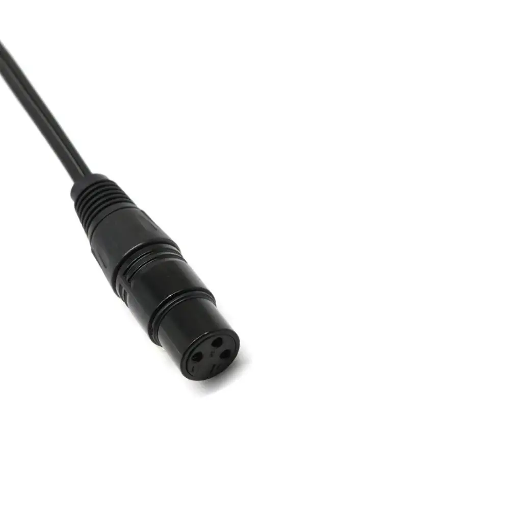 1ft XLR Female to 2 RCA Male Plated Audio Adapter Y Splitter Cable