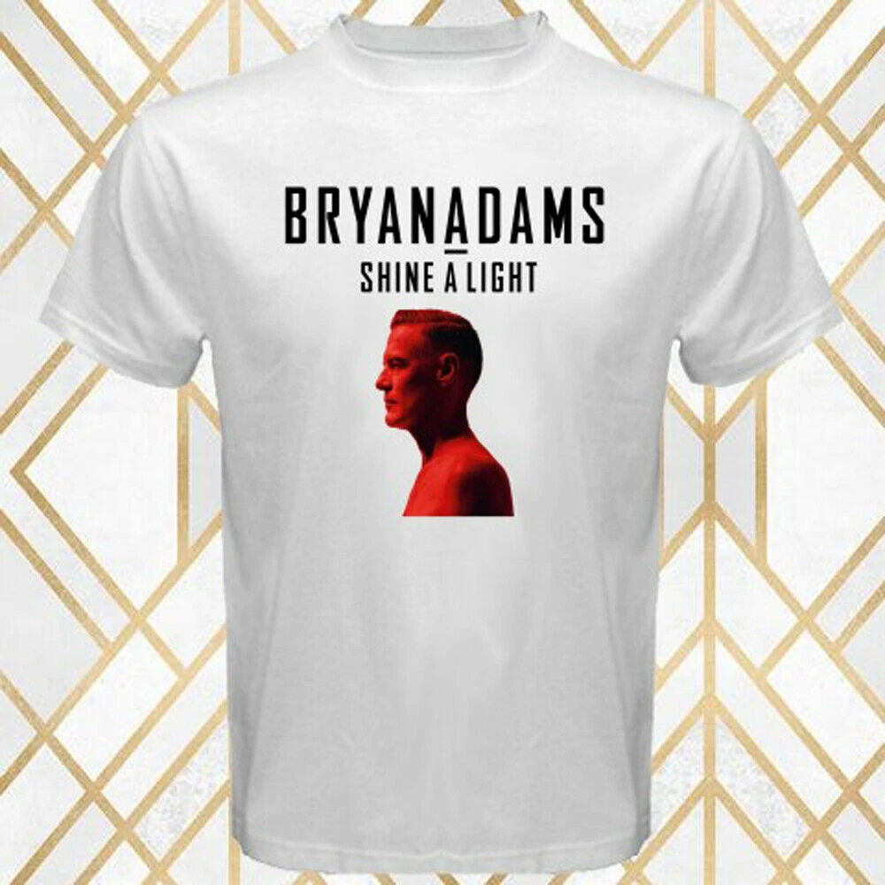 Bryan Adams Shine A Light Album известная певица мужская белая футболка размер S 3Xl высокое