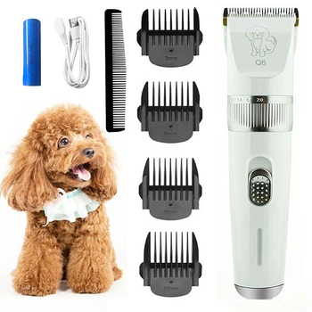 

USB Rechargeable Pet Dog Cat Clippers Hair Trimmer Groomer Shaver Razor Quiet Clipper LBShipping