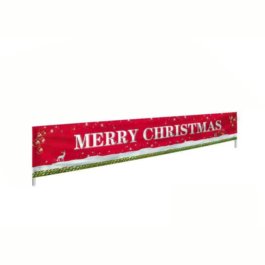 

Merry Christmas Banner Large Xmas Sign Huge Xmas House Home Outdoor Party Decoration Holiday Party Atmosphere