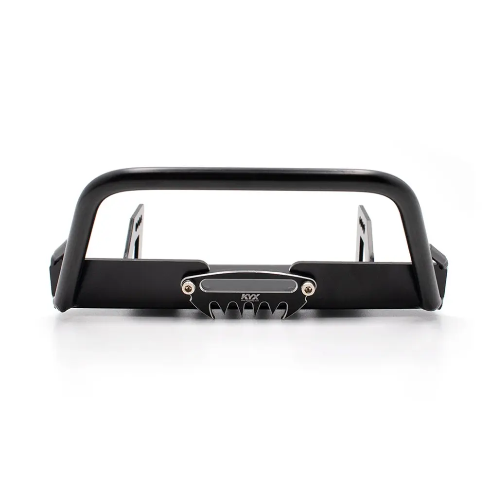 

KYX Racing CNC Alloy Front Bumper Anti-collision with rack Upgrades Parts for TRX-4 G63 G500 TRX-6 RC Crawler Car Accessories