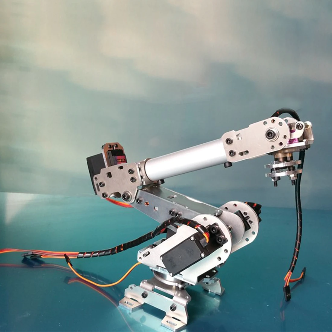 Горячая DIY 6DOF механическая рука робота Комплект PS2 пульт дистанционного управления робот для Arduino модель обучающая игрушка подарок для детей дети взрослые