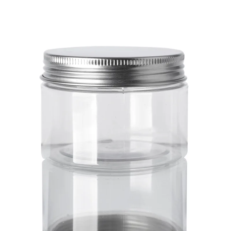 20Pcs 30/50/60/80/120/150ml Storage Jars With Lids Aluminum Round Canister Empty Plastic Cosmetic Jars Food Travel Bottle Pot