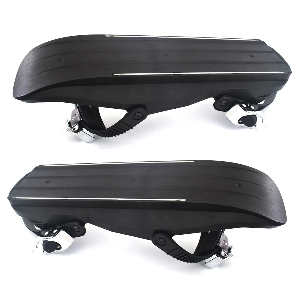 Portable Mini Ski Skates for Snow, Short Skiboard Snowblades, High Quality, Adjustable Bindings, Skiing Shoes