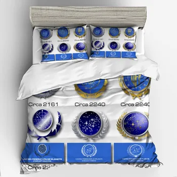 

Dropshipping Bedding Set 3D Printed Duvet Cover Bed Set Star Trek Home Textiles for Adults Bedclothes with Pillowcas W04