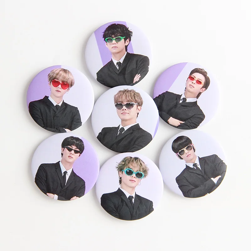 5 см 1 шт. Kpop Bangtan Boys новый альбом аксессуары для одежды шляпы рюкзака шпильки под