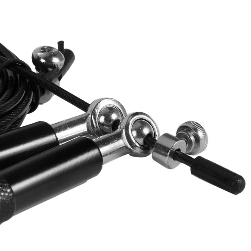 3 Meters Bearing Skipping Rope Fitness Training Professional Jumping Rope Double Shaking Game Metal Aluminum Handle