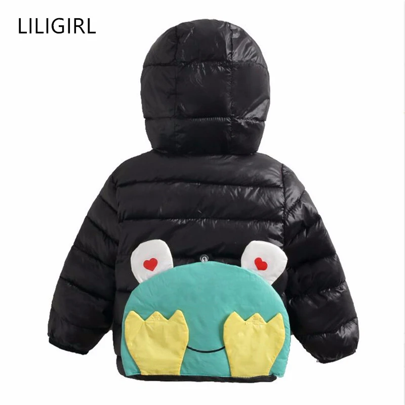 LILIGIRL/куртки с капюшоном для маленьких мальчиков пуховое хлопковое пальто