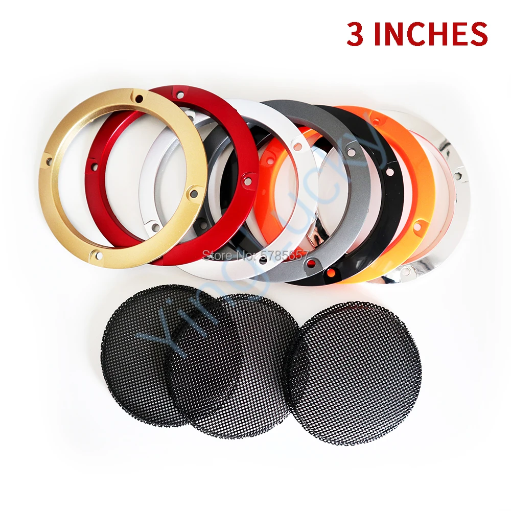 Arcade cabinet 3 inch speaker net Cover Round Speakers Protective Cover Mesh Net Grille speaker net grill 2pcs for arcade game machine Accessories