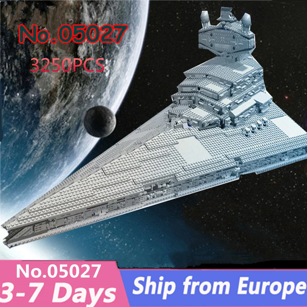 

05027 05132 05028 super Star death wars Building Blocks 10030 10221 75192 UCS Imperial Destroyer bricks Birthday Christmas toy